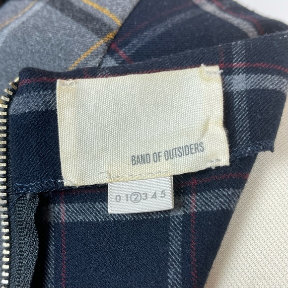 Band of Outsiders Mixed Plaid Sweatshirt US 6 ASO Kendall Jenner - Picture 5 of 7